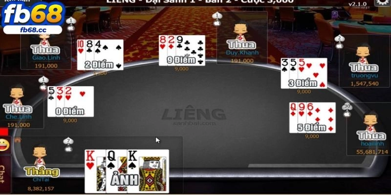 Chiến thuật đánh bài Liêng được nhiều người áp dụng